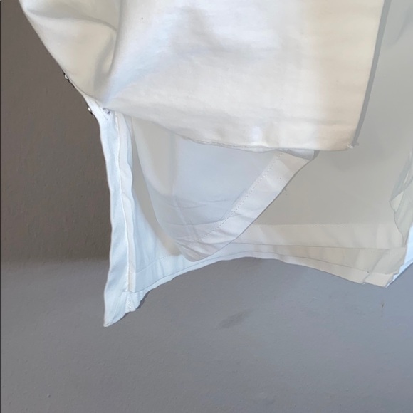 White House Black Market White Pencil Skirt Knee-Length Casual - Picture 12 of 15